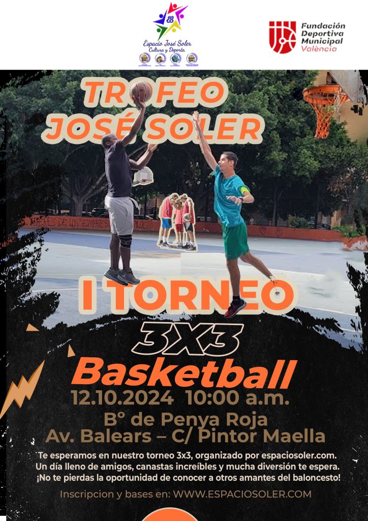 «I TORNEO DE BASKETBALL 3X3 JOSÉ SOLER» LLEGA A PENYA-ROJA