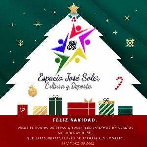 Feliz Navidad de parte de todo el equipo de Espacio Soler!