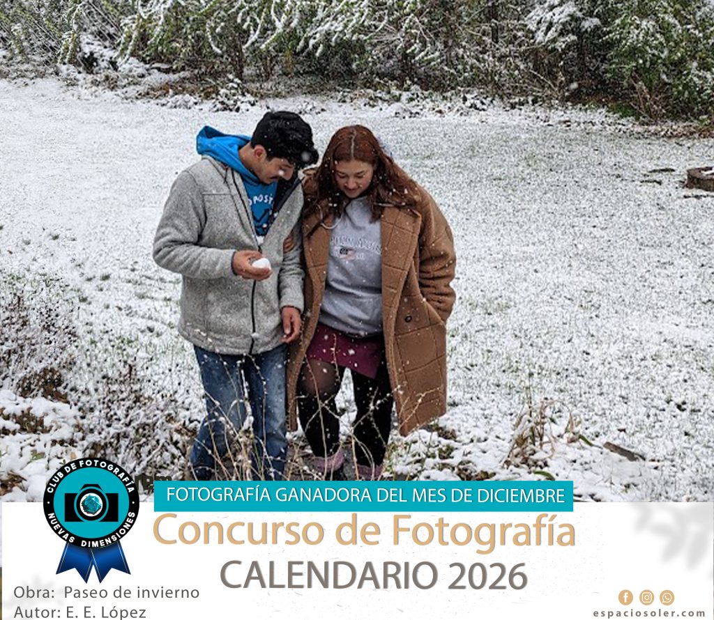 Concurso mensual de fotografía Nuevas Dimensiones «II Edición». ¡Conozcamos la primera fotografía ganadora !  .